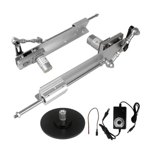 Hubkolbenmotor DC Teleskop-Linearantrieb 2–8 cm/3–15 cm Hub variable Geschwindigkeit mit Saugnapf 12 V 24 V DIY-Spielzeug Komfortable Türöffnung(2-8cm 45RPM,12V) von EKOUQIN