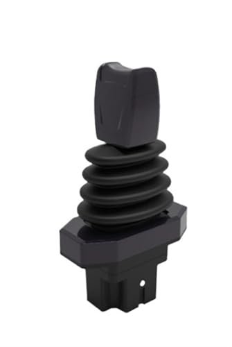 EKOUQIN Industrie-Joystick SMC105 Engineering Maschinen Fernbedienung Kran Control Griff Einzin Achse Schubstan, Halle Joystick Finrtip Typ für industrielle Steuerung(5V,Self-Reset Output 0.5-4.5) von EKOUQIN
