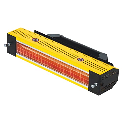 Infrarot-Lackhärtungslampe, Infrarot-Trockner, Backlampe, automatisches Infrarot-Lackhärtungslicht, tragbare Handheizung, Abluftfilter Für die Karosseriereparatur(Yellow) von EKOUQIN