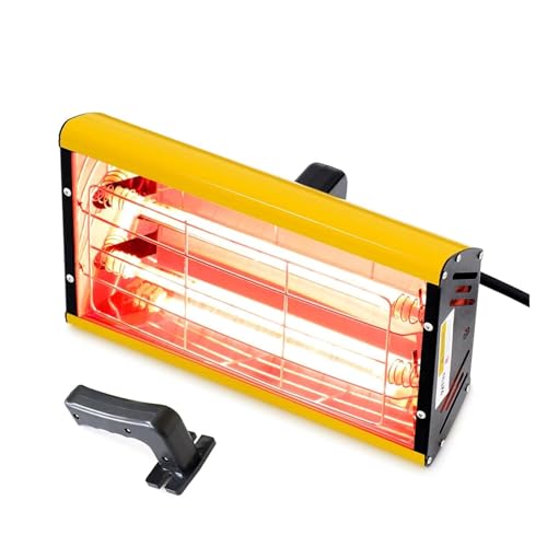 Infrarot-Trockner, 2000 W, Infrarot-Lackhärtungslampe, Handheld-Kurzwellen-Infrarot-Heizlampe, Karosserie-Reparatur-Lacktrockner Für die Karosseriereparatur von EKOUQIN
