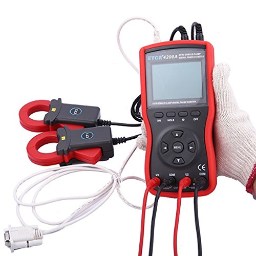 Intelligentes Doppelklemmen-Digitalphasen-Volt-Ampere-Meter ETCR4200A Überlastschutz Intelligentes Doppelklemmen-Digitalphasen-Volt-Ampere-Meter ETCR4200A Überlastschutz von EKOUQIN