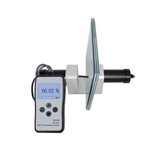 LS116 Optischer Transmissions-VLT-Tester, Lichtdurchlässigkeitsmessgerät mit 380–760 nm weißem sichtbarem Licht Belichtungsmesser von EKOUQIN