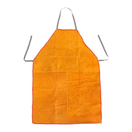 Lederschweißarbeit Schürze Wärme Flammbeständiges Schutzkleidung for Schmiede Holzarbeiten Hausverbesserung Schwerlaste Arbeiten Hitzebeständig und flammhemmend(60x90cm splicing) von EKOUQIN