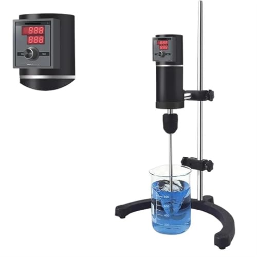 Mechanischer Elektromischer Flüssigkeitsmischer Elektrischer Laborrührer Digitalanzeige Überkopfrührer Laborausrüstung Laborausstattung(OS-600Pro kit) von EKOUQIN
