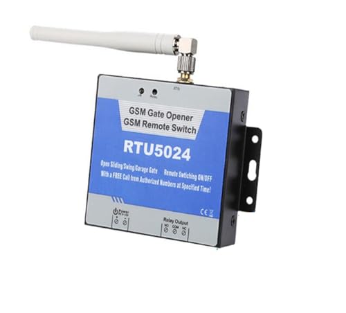 RTU5024 2G 4G GSM Türtoröffner Drahtlose Fernbedienung Ein/Aus-Schalter Kostenloser Anruf SMS Komfortable Türöffnung(2G device only) von EKOUQIN