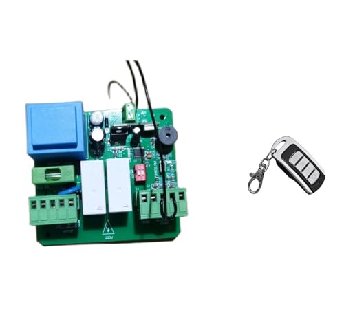 Rollladen-Steuerplatine 220 V 433 MHz Fernbedienung NC-Motorgeschwindigkeit einstellbar Komfortable Türöffnung(PCB 3 remote) von EKOUQIN