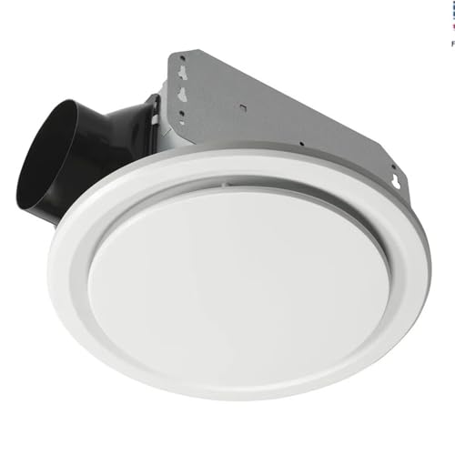 Runder Badezimmer-Abluftventilator mit 80 CFM, leiser Ventilator, einfache Installation, kein Zugang for Dachboden, leitet feuchte Luft ab, for den Heimgebrauch Effektive Zirkulation Runder Badezimmer-Abluftventilator mit 80 CFM, leiser Ventilator, einfache Installation, kein Zugang for Dachboden, leitet feuchte Luft ab, for den Heimgebrauch Effektive Zirkulation von EKOUQIN