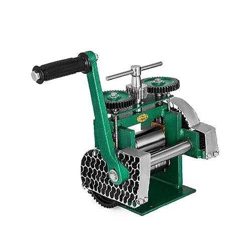 Schmuck Kombination Walzwerk Maschine Abstand Einstellbare Manuelle Presse Tablettierung Werkzeug for Schmuck Reparatur Design Einfach und bequem zu bedienen von EKOUQIN