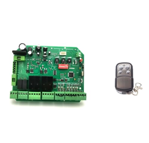 Verbinden Sie die Steuerplatine for Dreh-/Schiebetore DC24V/12V mit Dual-Motor-Geschwindigkeitssteuerung und automatischer Türschließung Komfortable Türöffnung(DC24V with 8 remote) von EKOUQIN