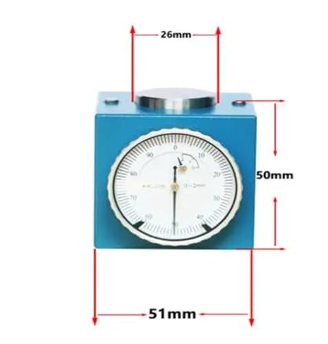 Werkzeug-Einstelllehre, Z-Achsen-Nullsetzer mit Tisch-Nullsetzlehre for CNC-Maschine, 50 +/- 0,005 mm, Z-Achsen-Werkzeuglängensetzer(Rojo) von EKOUQIN
