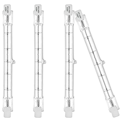 EKSAVE Halogenlampen R7s 118mm 230W Halogenstablampe 230V 2700K Warmweiß 3560LM Dimmbar (4 Stück) von EKSAVE