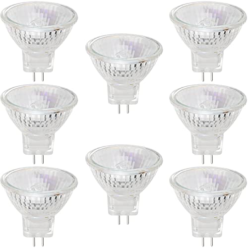 EKSAVE MR11 Halogen Reflektor Leuchtmittel 12V 20W Halogenlampen GU4 Dimmbar Warmweiß 2700K（8 Stück） von EKSAVE