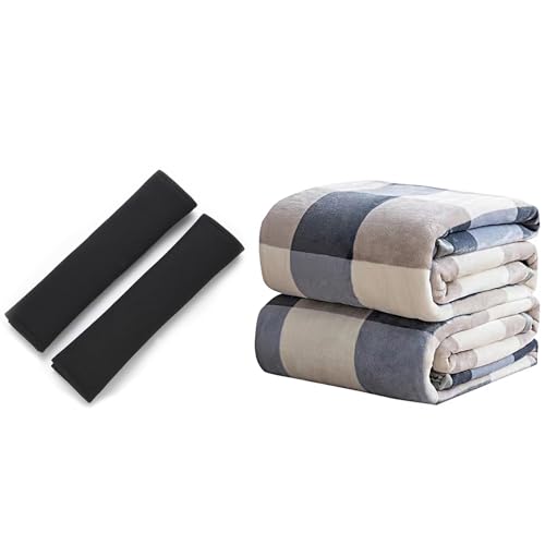 EKSMA 2 Stück Gurtpolster Kinder, Gurtschoner Kinder Auto And Blankets, Gurtpolster, Gurtschutz Kinder Auto, Schutz für Kinder und Erwachsene Autogurt Polster von EKSMA