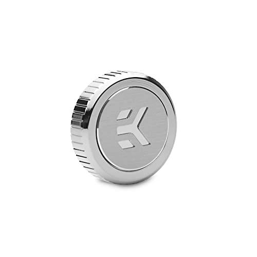 EKWB EK-Quantum Torque Plug w/Badge - Nickel Schraube, nickel, 1 Stück (1er Pack) von EK
