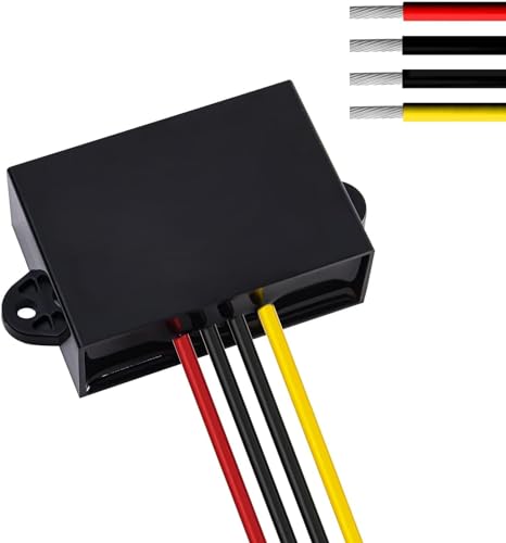 DC 12V 24V zu 5V Abwärtswandler Regler 5A 25 Watt Spannungswandler Transformator Wandler Konverter Trafo Adapter für Auto Elektronik LKW Fahrzeug Boot Solar System (Akzeptieren DC 8-40V Eingänge)… von EKYLIN
