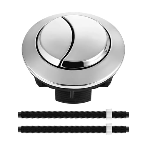 1PC Badezimmer Zubehör Universal Dual Flush Wc Wasser Tank Taste Runde Flushing Ventil Closes Ersetzen Push-Tasten Toilettenspülknopf(A1) von EKalgretrA