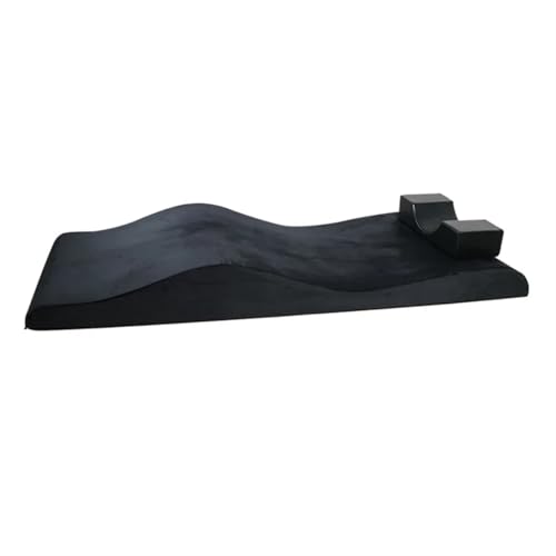 EKalgretrA Gebogene Wimpernbett-Topper Memory Foam Velvet Curved Matratzenauflage Lash Bed Topper von EKalgretrA