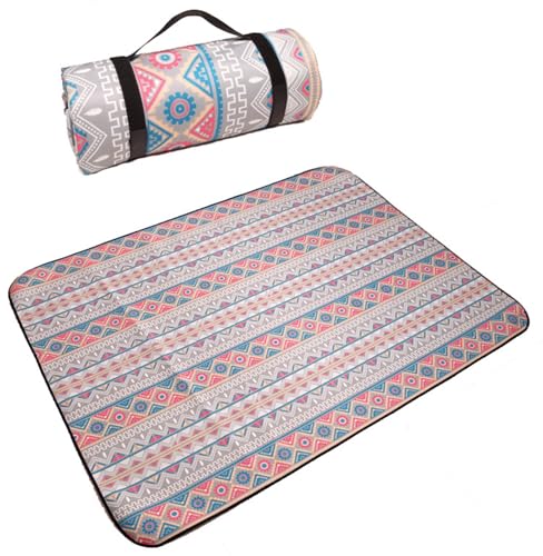 EKalgretrA Outdoor Picknickdecke 200x200cm Tragbare Faltbare Camping Matte Verdickt Wasserdicht Picknick Strand und Rasen Spiel Matte(1,150X130CM) von EKalgretrA