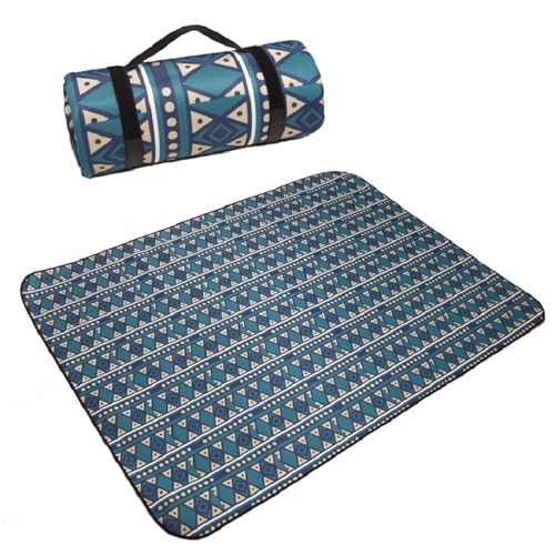 EKalgretrA Outdoor Picknickdecke 200x200cm Tragbare Faltbare Camping Matte Verdickt Wasserdicht Picknick Strand und Rasen Spiel Matte(2,200X200CM) von EKalgretrA