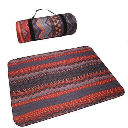 EKalgretrA Outdoor Picknickdecke 200x200cm Tragbare Faltbare Camping Matte Verdickt Wasserdicht Picknick Strand und Rasen Spiel Matte(3,150X100cm) von EKalgretrA