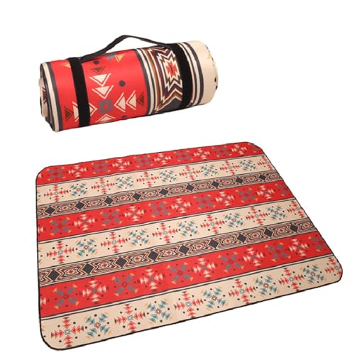 EKalgretrA Outdoor Picknickdecke 200x200cm Tragbare Faltbare Camping Matte Verdickt Wasserdicht Picknick Strand und Rasen Spiel Matte(4,200X150CM) von EKalgretrA