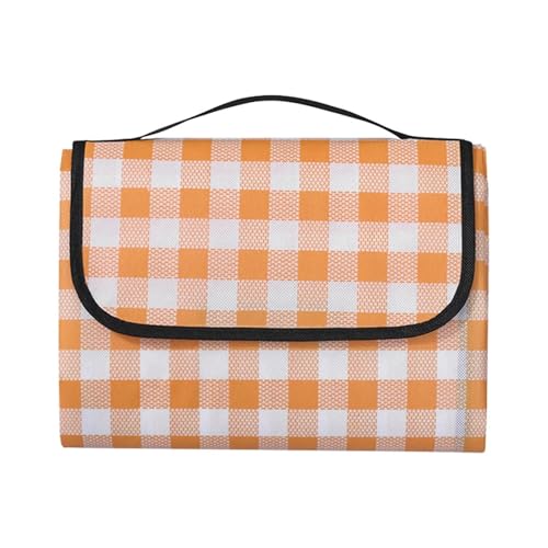 EKalgretrA Outdoor Picknickdecke Faltbare Camping Picknick Matte wasserdichte Tragbare Camp Isomatte Verdicken Outdoor Picknick Decke Strand Tour Camping Matratze(Yellow,180x200cm) von EKalgretrA