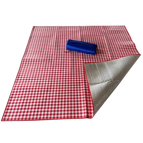 EKalgretrA Outdoor Picknickdecke Picknickdecke Outdoor-Camping for extra große Stranddecke wasserdicht und sanddicht(Red) von EKalgretrA