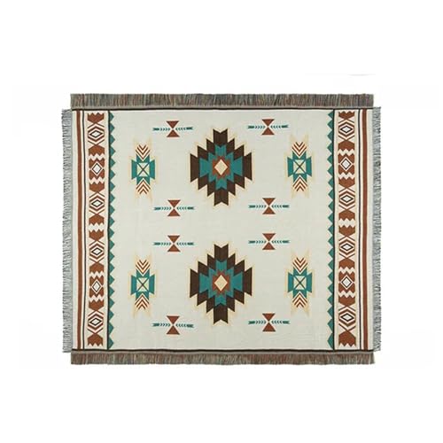 EKalgretrA Outdoor Picknickdecke Retro Camping Picknick Decke Freizeit Werfen Sofa Abdeckung Literarischen Wandteppich Reise Teppich(B,90X90CM) von EKalgretrA