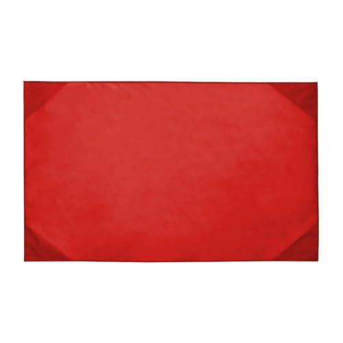 EKalgretrA Outdoor Picknickdecke Taschenfaltende Campingmatte Zeltmatratze for Klettern Ultradünne wasserdichte Stranddecke(Red - 70cm) von EKalgretrA