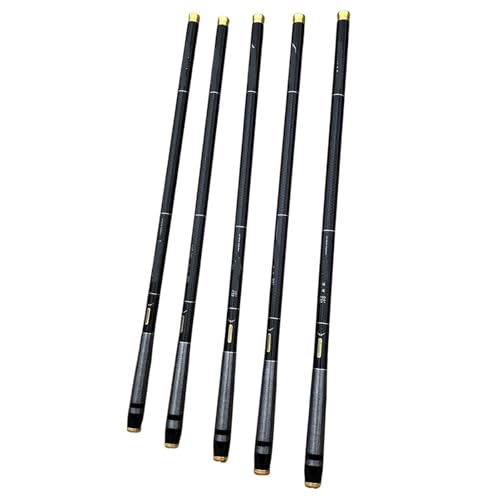 EKalgretrA Stipprute 3,6 M-7,2 M Teleskop Angelrute High Carbon Tragbare Harte Stream Angelrute 1 Stück Teleskopangel(4.5 M) von EKalgretrA