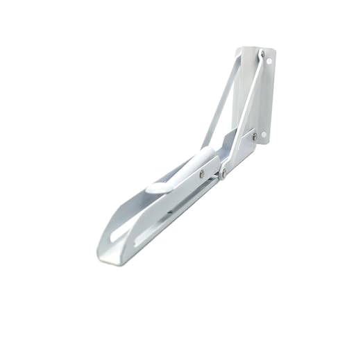 Klappkonsole Schwerlast 2 STÜCKE K/F/L-Typ Klapphalterung Schwimmende Wandmontage Befestigungsstange Regalbank Verdickter dreieckiger Stützstangenhalter(2pcs K 16inch) von EKalgretrA