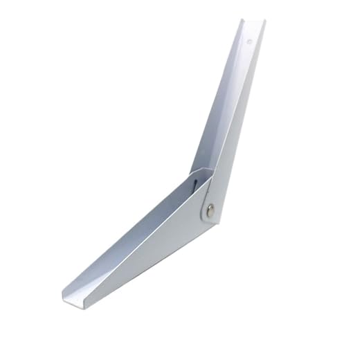 Klappkonsole Schwerlast 2 STÜCKE K/F/L-Typ Klapphalterung Schwimmende Wandmontage Befestigungsstange Regalbank Verdickter dreieckiger Stützstangenhalter(2pcs L 10inch) von EKalgretrA