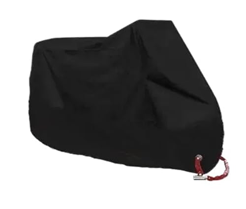 Motorradabdeckungsschutz 190T Motorradabdeckung in mehreren Farben Motorrad Abdeckplane(Black,L for 1801mm-2000mm) von EKalgretrA