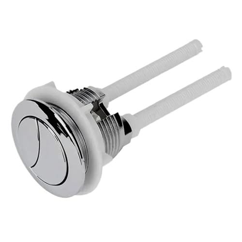Runder WC-Druckknopf, Klowasserspar-Wassertank, doppelter Halbmond, 38/48/58 mm, Universal-WC, Dual-Push-Spülung Toilettenspülknopf(28mm) von EKalgretrA