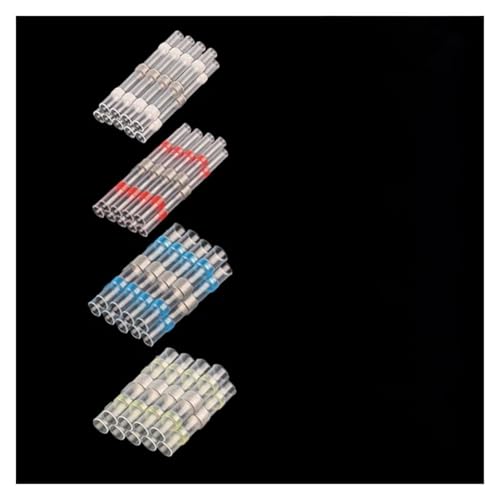 Schrumpfverbind Set 50/100/200Pcs Solder Dichtung Wärme Stecker Schrumpfen Butt Anschlüsse Lug Terminals(100pcs) von EKalgretrA