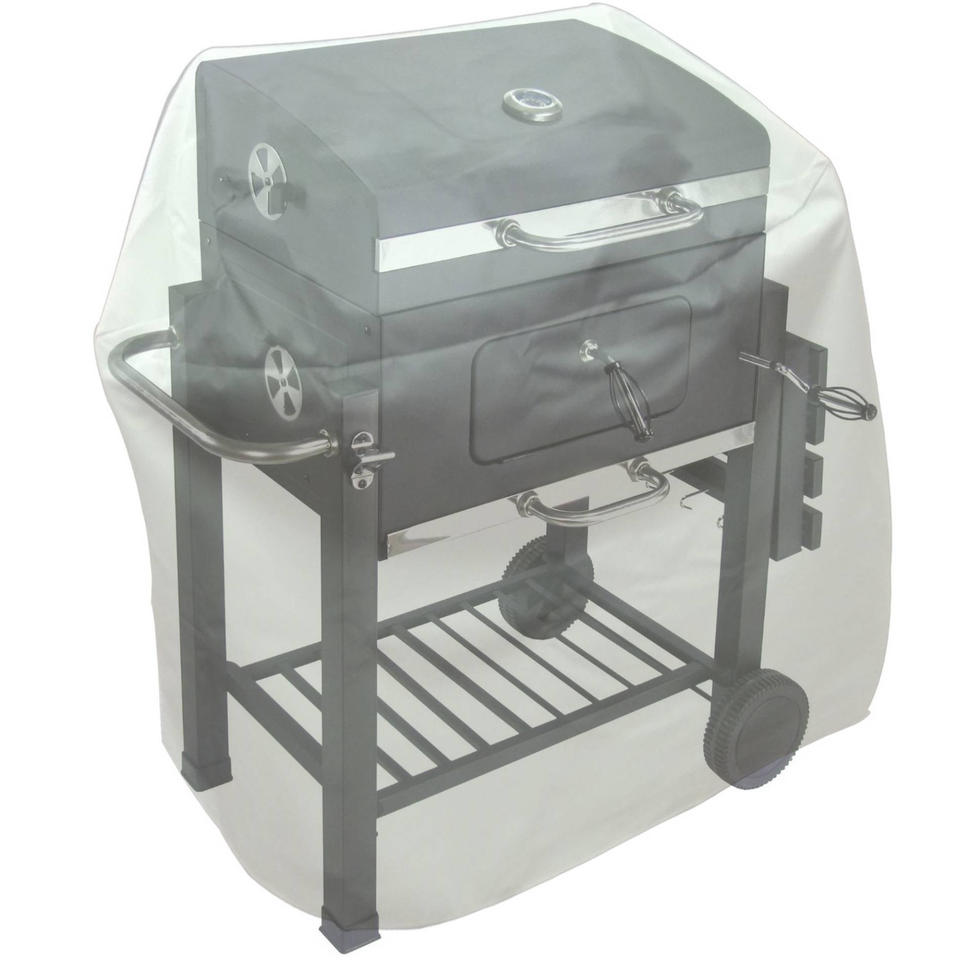 El Fuego Grillabdeckung für Holzkohlegrill 'Ontario' beige 92 x 67 x 105 cm von EL FUEGO