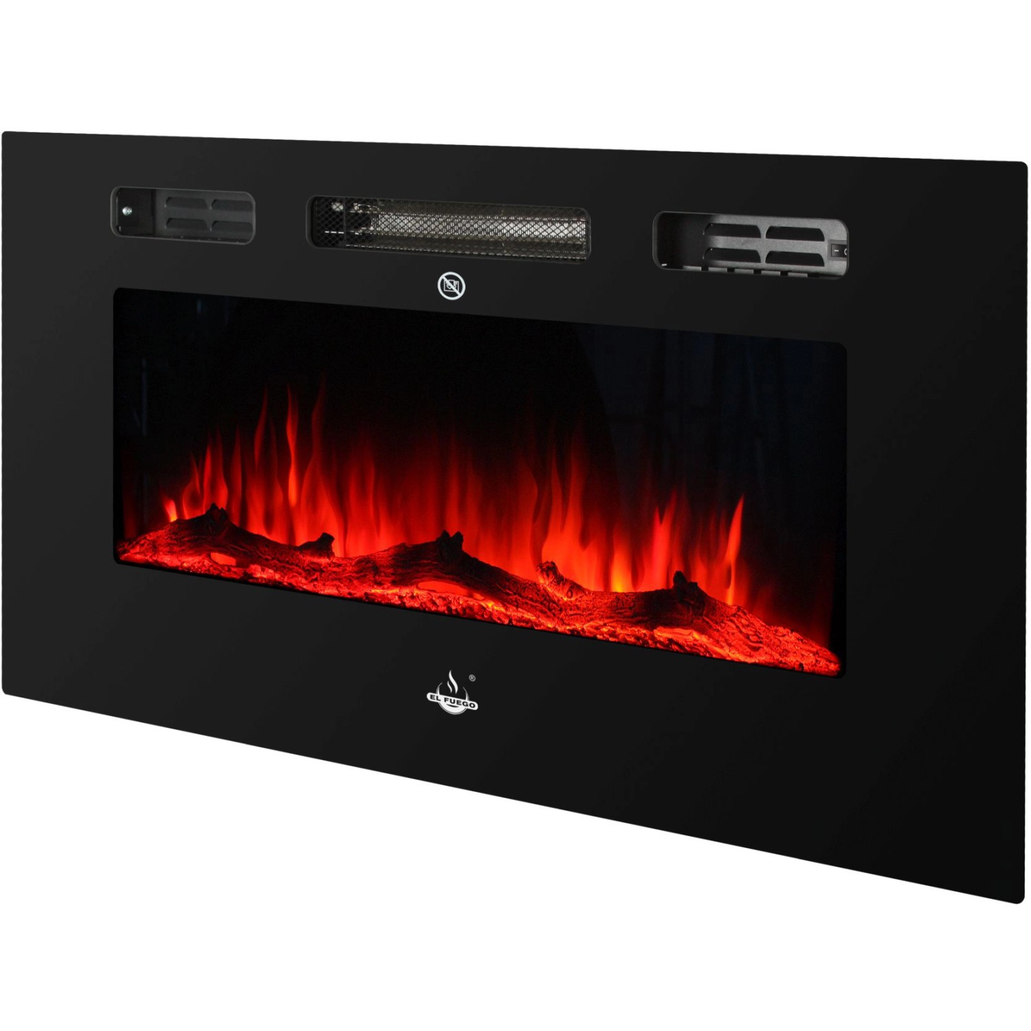 El Fuego Elektrokamin Bern 100 LED-Ambientelicht 900 - 1800 W von EL FUEGO