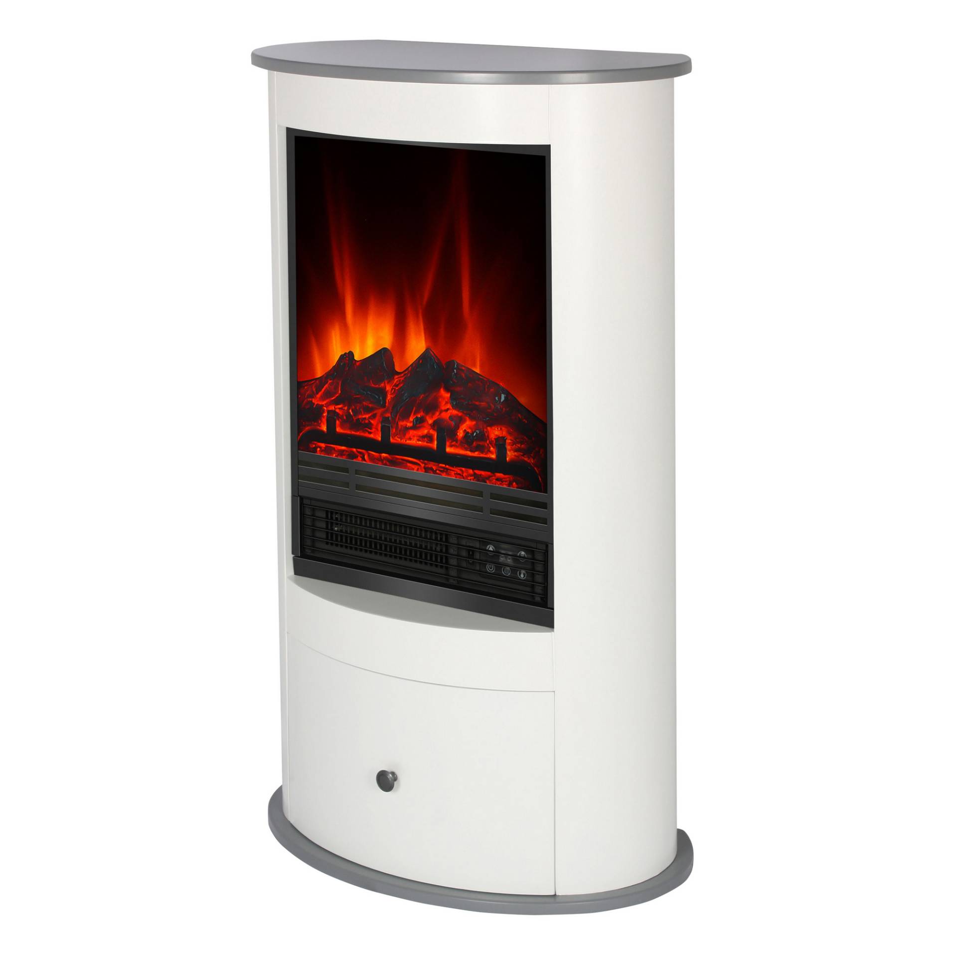 El Fuego Elektrokamin 'Wien II' weiß 2 kW El Fuego Elektrokamin 'Wien II' weiß 2 kW von EL FUEGO
