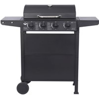 El Fuego Gasgrill "San Jose 4 Brenner", mit gusseisernem Grillrost von EL FUEGO