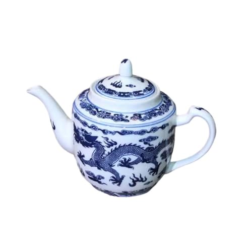 China Jingdezhen Große Kapazität handbemalte Teekanne Blau und Weiß Porzellan Keramik Teekanne Blume Teekanne Kaffeekanne A06 von ELABORATE CHOICE