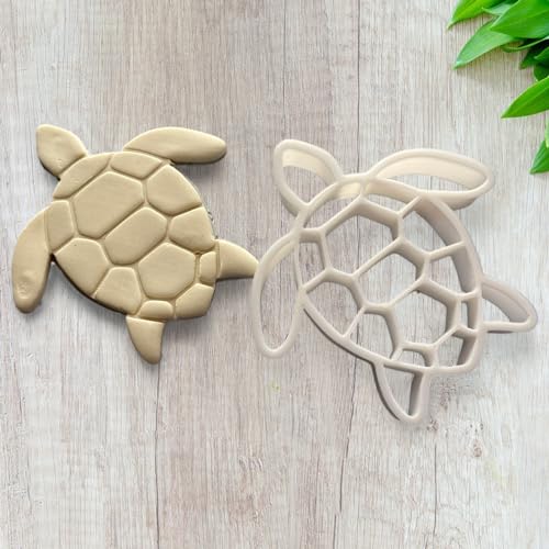 ELACE Ausstechform Tiere Meeresschildkröte – Form für Kekse, Kuchen, Dekorationen – ideal zum Backen, Basteln, für Kinder und Erwachsene, Maße: 8 x 8 x 1,5 cm ELACE Ausstechform Tiere Meeresschildkröte – Form für Kekse, Kuchen, Dekorationen – ideal zum Backen, Basteln, für Kinder und Erwachsene, Maße: 8 x 8 x 1,5 cm von ELACE