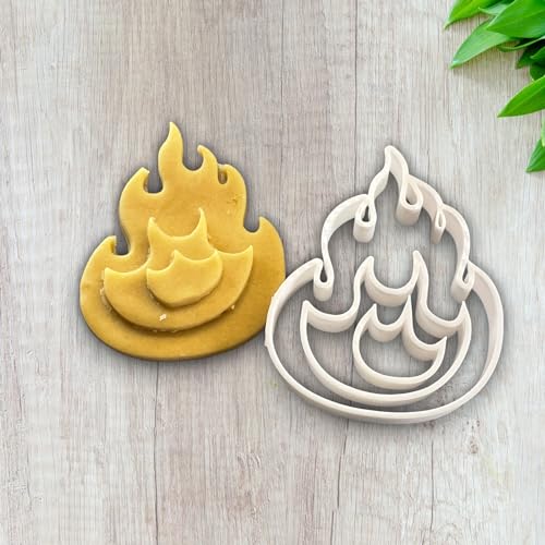ELACE Ausstechform mit 3 Flammen, für Kinder, verschiedene Formen für Kekse, Kuchen, Dekorationen – ideal zum Backen, Basteln, Kinder, Maße: 9 x 12 x 1,5 cm ELACE Ausstechform mit 3 Flammen, für Kinder, verschiedene Formen für Kekse, Kuchen, Dekorationen – ideal zum Backen, Basteln, Kinder, Maße: 9 x 12 x 1,5 cm von ELACE