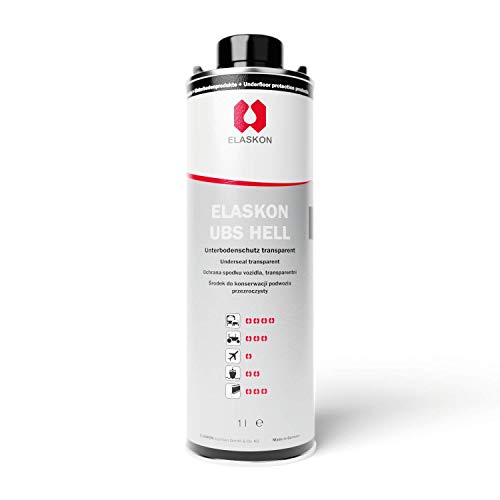 ELASKON UBS Hell - Unterbodenschutz hell 1 Liter (ohne Sprühsytem) / Korrosionsschutz Spray und Rostschutz Spray/Unterbodenschutz für Auto/Unterbodenschutz Wachs von ELASKON