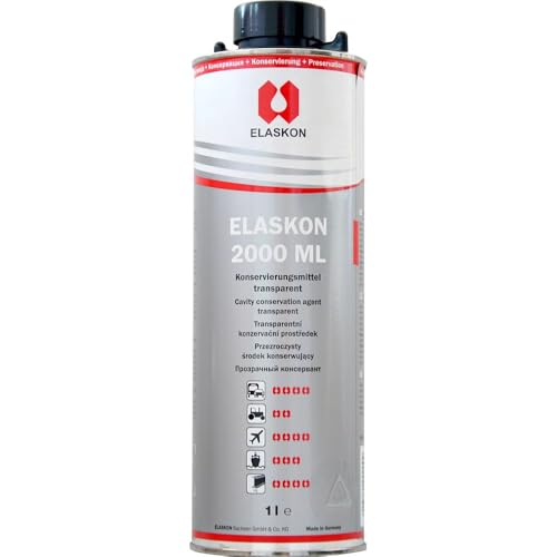 Elaskon 50110095 2000 ML (Korrosionsschutzmittel), 1 Liter Sprühflasche, Transparent von ELASKON