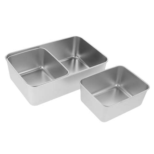 ELAYARD 1 Satz Snackbox mit Fächern Tragbare Aufbewahrung für Obst Gemüse und Süßigkeiten für Camping und Reisen Multifunktionale Snackschale für Unterwegs von ELAYARD