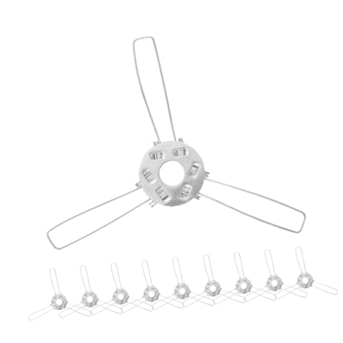 ELAYARD 10 Stück Lampenschirm federclip Halterung für Glas Stofflampenschirme Stabile Lampenfassung Halter DIY Lampenzubehör für Individuelle Beleuchtungsdesigns von ELAYARD