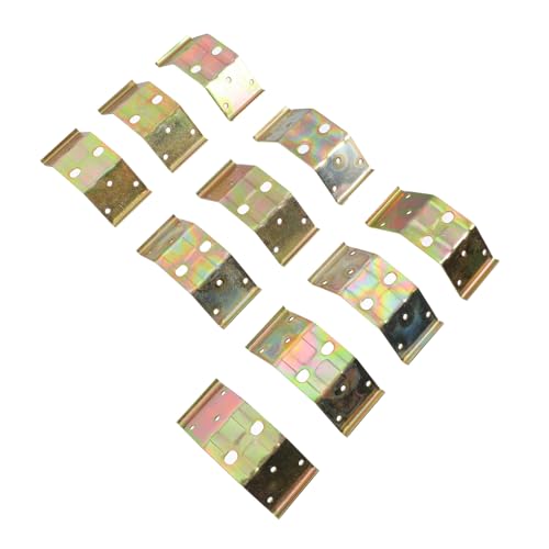 ELAYARD 10 Stück Teiliges Eckverbinder aus Robustem Eisen Stabile Möbelverbindung mit Doppeltem Loch Einfache Montage Langlebig und Sicher für Tischbeine Stuhl und Bettgestelle Praktische ELAYARD 10 Stück Teiliges Eckverbinder aus Robustem Eisen Stabile Möbelverbindung mit Doppeltem Loch Einfache Montage Langlebig und Sicher für Tischbeine Stuhl und Bettgestelle Praktische von ELAYARD
