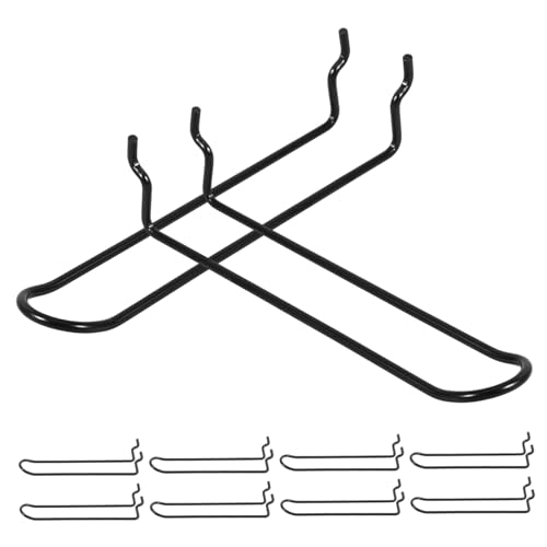 ELAYARD 10 Stück Teiliges Edelstahl Lochwandhaken mit Doppelter Schlaufe Verstärkte Pegboard Halter Rostfrei Werkzeugfrei Montierbar zur Werkzeug Küchenorganisation für Werkstatt und ELAYARD 10 Stück Teiliges Edelstahl Lochwandhaken mit Doppelter Schlaufe Verstärkte Pegboard Halter Rostfrei Werkzeugfrei Montierbar zur Werkzeug Küchenorganisation für Werkstatt und von ELAYARD