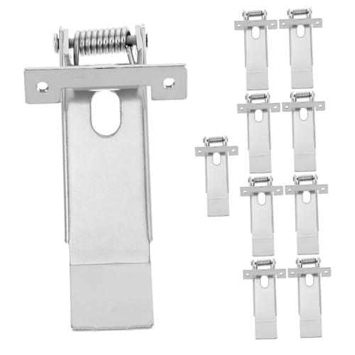 ELAYARD 10 Stück Teiliges Einbauleuchten Klammern aus Robustem Metall Verdeckte Federbefestigungsklammer für Downlight und LED Streifen Montageclips für Sichere Lichtbefestigung von ELAYARD