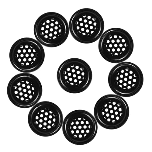 ELAYARD 10 Stück Teiliges Lüftungsgitter aus Edelstahl Rund Robustes Luftdurchlassnetz für Schranktür Korrosionsbeständig Effektive Belüftung Einfache Montage für Innenraumlüftung ELAYARD 10 Stück Teiliges Lüftungsgitter aus Edelstahl Rund Robustes Luftdurchlassnetz für Schranktür Korrosionsbeständig Effektive Belüftung Einfache Montage für Innenraumlüftung von ELAYARD